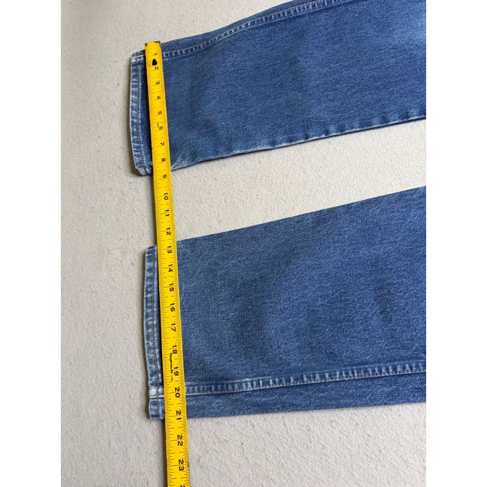 Wrangler Jeans Mens 38x34 Blue 13MWZ Cowboy Cut Vintage 90s Made in USA Denim - Picture 11 of 12